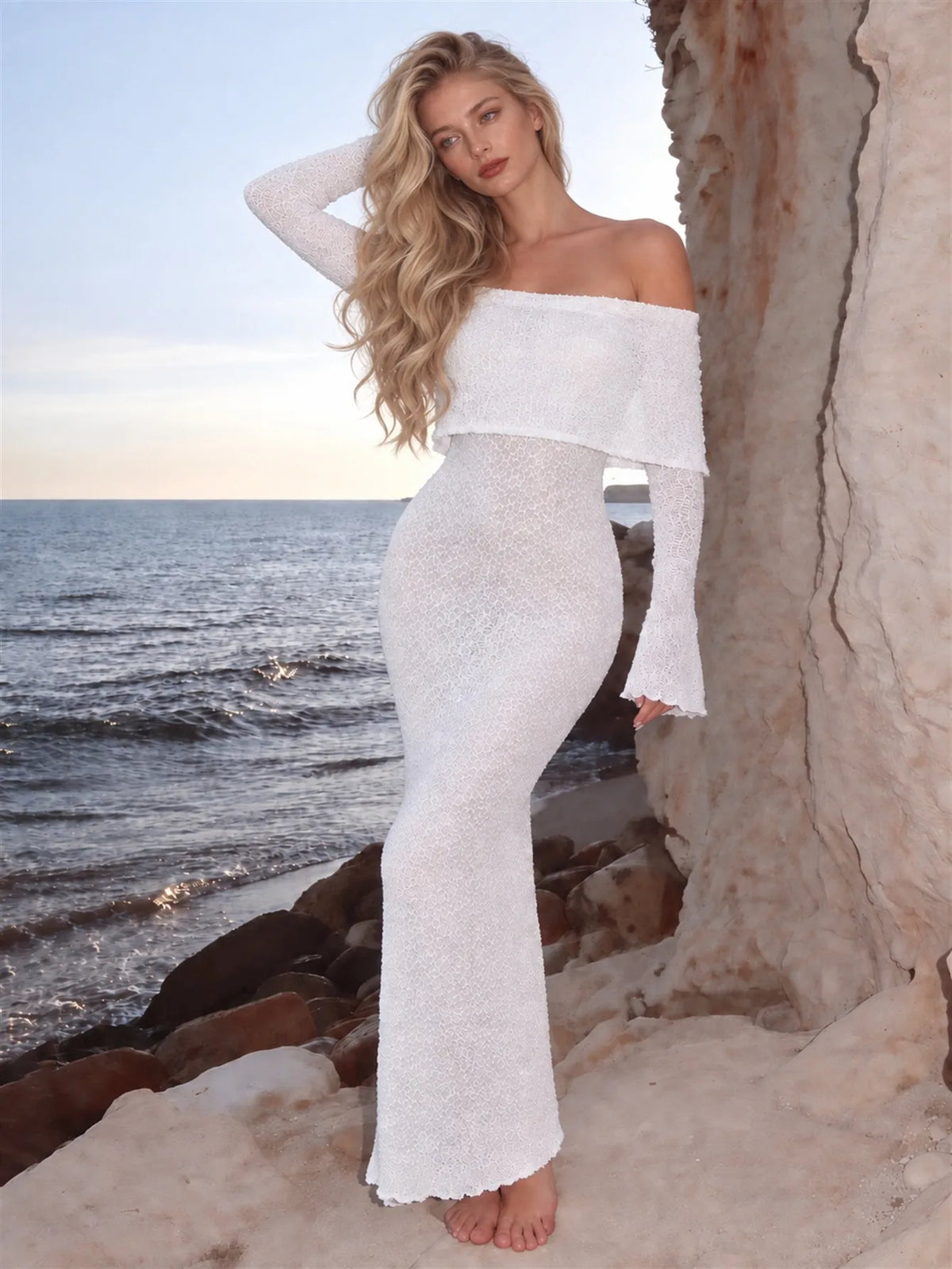EasyPair Long Sleeve Swing Dress Set – Cozy Layers, Zero Effort